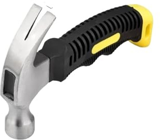 Claw Hammer Multifunctional Mini Claw Hammer Nail Hammer Tool Steel Woodworking Striking Tools Hand Tool(Size1)