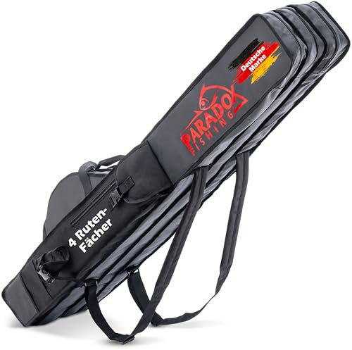 Paradox Fishing Fourreau Canne a Peche I 4 Compartiments Intérieurs 120cm I Sac de Peche - Housse Canne a Peche