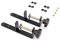L'essentiel Metal Pegboard Accessories (Black, Clamp)
