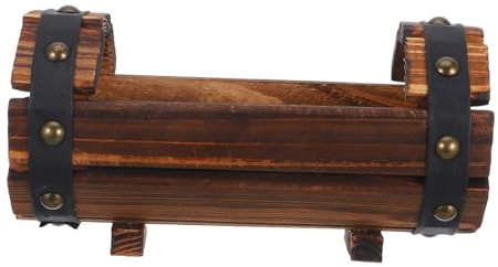 OFFSCH Carbonized Wooden Window Box Planter Garden Troughs Planters Outdoor Flower Boxes for Balcony Decor