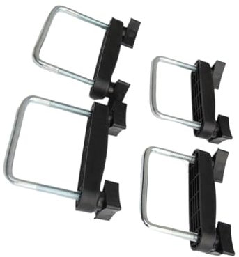 hindraem 4piece Roof Rack Bars Clip Cover Roof Box U Bolts In Place Reliable And Sturdy Suitable For Car Luggage Rack, 4pcs 6cm