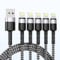 iPhone Charger 5Pack (3.3/3.3/6.6/6.6/10 ft) Apple MFi Certified Lightning Cable Fast Charging Nylon Braided for iPhone 14 Pro Max/iPhone 13 plus/12 Pro/11 Mini/XR/Xs/X/8/7/6S/6/SE/iPad Air