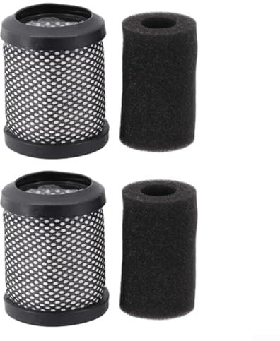 Lot de 2 filtres d'échappement post-moteur de rechange pour aspirateurs Hoover H-Free 100 Series T116