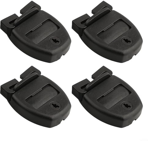 Kit complet de clips pour housse de spa avec 4 loquets, 4 clés et 8 vis pour toutes les couvertures de spa