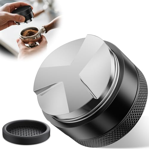 Arvoni Coffee Distributor 51mm, Tamper 51mm Coffee Leveler Verteiler 304 Stainless Steel, Espresso Leveler mit Abdeckung, Leveler für Sage Barista Express, De'Longhi, Sage Barista Pro