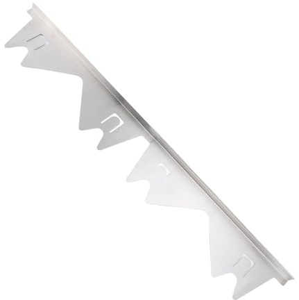 Acouto 2 Paar Edelstahl-Lückenfüller aus Edelstahl, 35–70 Cm, Verstellbar, Leicht zu Reinigen, für die Küche, Herd, Theke, Lückenabdeckungen, silberfarben. Reinigen Sie die Lücken Einfach mit Einem