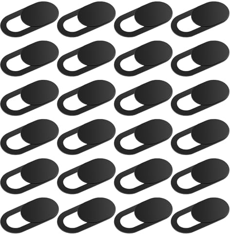 DOPENSPI 24PCS Camera Cover Slide, Ultra-Thin Phone Camera Cover | Plastic Cameras Blocker Slider, Webcam Covers, for PC SmartPhone Cell Phone, Laptop Tablet Desktops