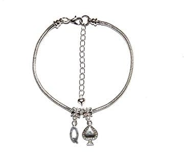 Queen Of Spades Euro Anklet Hotwife Ankle Chain Bracelet Style 5 - Sexy Jewels