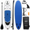 Hiks, Aufblasbares Paddelset mit Paddel, Pumpe, Rucksack und Leine, 3,2 m, Marineblau