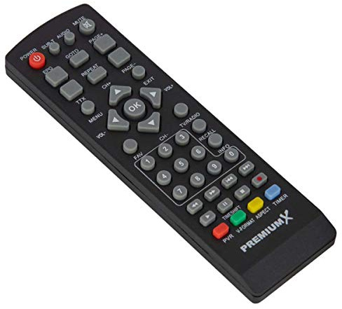PremiumX FTA 530C Fernbedienung Infrarot Originalfernbedienung Ersatzfernbedienung für FTA530C Kabel Receiver
