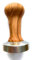 VIA Crema Tamper Brown Made IN Italy by Motta (58, Olive Wood)