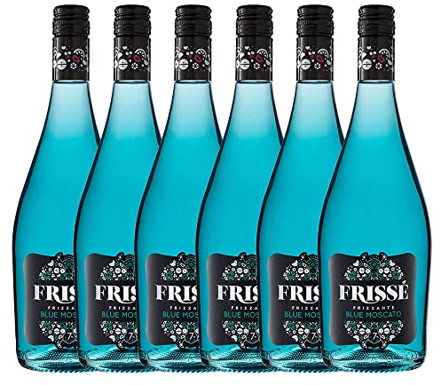Frissé Frissé Blue Moscato - 6 botellas x 750 ml - Total:4500ml,1 item
