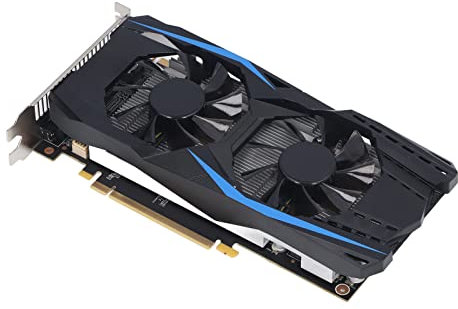Vikye Carte Graphique GTX 950 2 Go, Carte Graphique de Jeu GDDR5 128BIT avec Deux Ventilateurs, Carte Graphique D'ordinateur de Bureau à Faible Bruit pour Les Jeux à Domicile