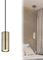 bmf-versand® Pendellampe Esstisch Modern - Hängelampe 1 Flammig Messing Schwarz - Hängeleuchte Esszimmer Küche - Pendelleuchte Wohnzimmer Hängend - Fassung GU10