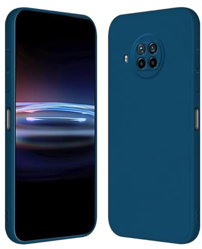 RankOne Coque pour Xiaomi MI 10T Lite 5G (6.67 inches) Étui en Silicone TPU Souple - Bleu Saphir