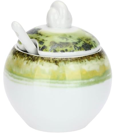 THUN - Zucchiera con cucchiaino, Vogliadi - Porcellana
