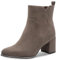 MARCO TOZZI Damen Stiefeletten mit Absatz Spitz mit Reißverschluss, Braun (Pepper), 36 EU