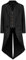 KGIHPC Veste Steampunk vintage pour homme avec queue-de-morue médiévale, gothique, victorien – costume d'Halloween (Noir, S)
