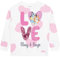BlueY Felpa Bingo Abbigliamento Bambina | Cotone Felpa da Ragazza | Bianco 6-7 Anni