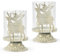 LPAMABA 2er Set Kerzenhalter Weihnachten Teelichtglas Weihnachtsdeko Windlichter Hirsch Kerzenständer aus Metall Rentier Windlichter Kerzenleuchter Teelichthalter Weihnachtliche Tischdekoration