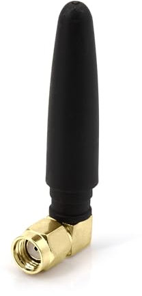 Valtron WLAN Antenne Klein 2,4 G / 5 G Rechtwinklige Antenne RP-SMA Stecker, Leicht, Omnidirektional, Anwendbar auf Computer, USB-Adapter, drahtlose FPV-Rückfahrkamera für Router