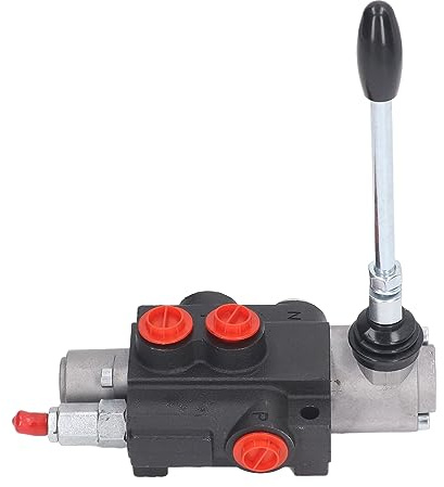 Ausla Hydraulik Hebelventil Premium-Hydrauliksteuerventil, Hohe Effizienz, Flexibilität und Stabilität für Maschinen, Sanitärfahrzeuge, mit Griff, 1 Spule, Doppeltwirkend, mit Einstellbarer