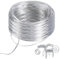 TYSM-CC Basteldraht 3mm x 20m Aluminium Silberdraht Weich & Biegsam – Perfekt für Schmuckherstellung, DIY Bastelprojekte, Modellbau