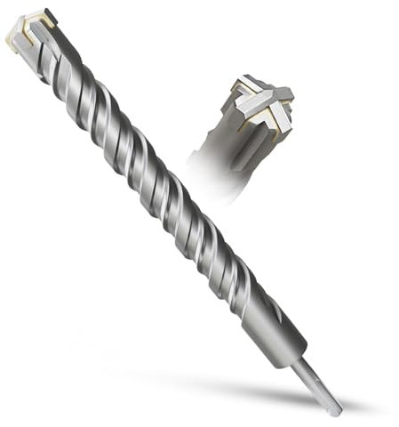 METOTY SDS Plus Bohrer 30mm×310mm，Steinbohrer,Hammerbohrer,Betonbohrer,Für Stein,Beton,Naturstein,Ziegelmauer