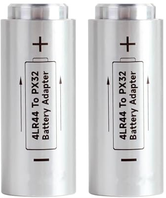 2X Camera Battery Convenient Adapter 4LR44 to PX32 For Yashica Electro 35G GT GTN GSN GST GL MG-1