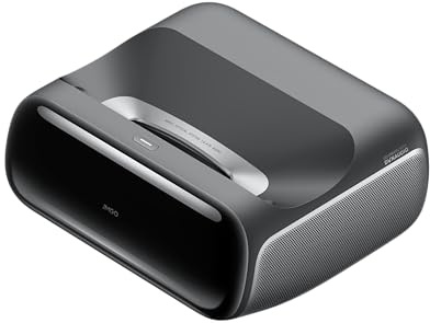 JMGO O2S Ultra Proyector UHD 4K Tiro Corto, Triple Laser UST, Dolby Vision | 3600 Lúmenes ISO, 0,16:1 Tiro Corto, Google TV, Contraste 4000:1, 20W Dynaudio, Dolby Atmos, DTS:X, 150 Laser TV