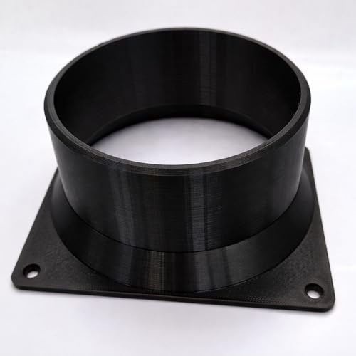 120mm to 4 Inch Fan Duct (Black)