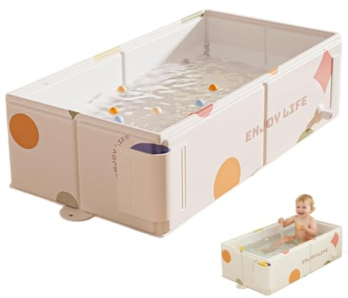 Baignoire pliable pour bébé, pour nouveau-né et tout-petit, kaki, peu encombrante, Portable avec Support ergonomique