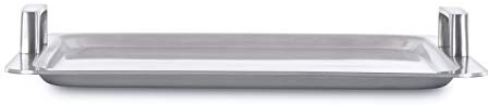 BergHOFF Teppanyaki - Placa de acero inoxidable para inducción (34,5 x 36,2 x 5,8 cm), color plateado