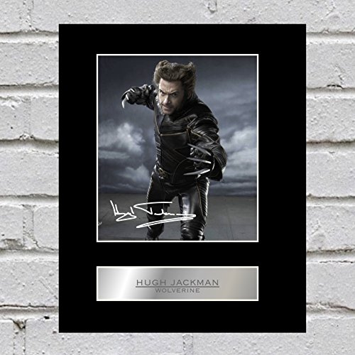 Iconic pics Hugh Jackman Fotodruck mit Autogramm, 25,4 x 20,3 cm, Wolverine #2