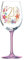 21st Birthday Wine Glass - Lulu design