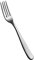 Salvinelli Grand Hotel Set, Acciaio Inossidabile, Stainless Steel, Forchette Frutta 12 Pezzi