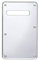 Musiclily Guitar Strat Back Plate for Fender USA/Mexican Standard StratocasterModern Style, 1Ply Silver Mirror Acrylic