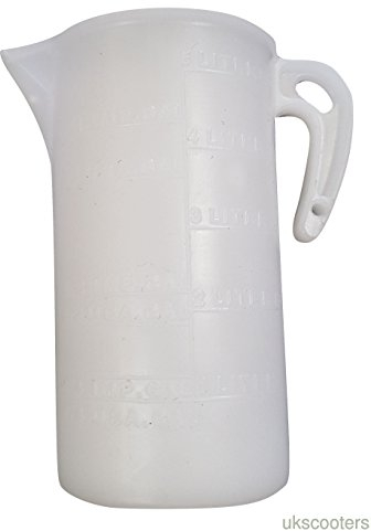 ukscooters 2% Oil Measuring JUG Cup New 4% Good for Lambretta Vespa