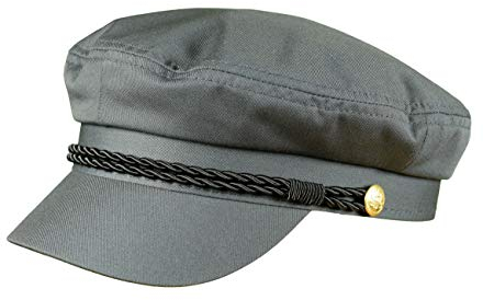 MADSea Elbsegler Gold Edition Schirmkappe Schirmmütze Hut, Farbe:grau, Größe:L
