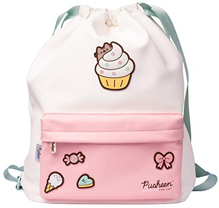 Erik Rucksack - Pusheen Beutel - Pusheen Rucksack - Daypack Rucksack - Daypack Damen - Rucksack Damen - Rucksack Kinder - Sporttasche - Reise Zubehör - Offizielle Lizenz