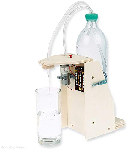 matches21 HOME & HOBBY Getränkespender DIY Holz Bastelset für Kinder ab 11 Jahren mit Überdruckfunktion & E-Kompressor