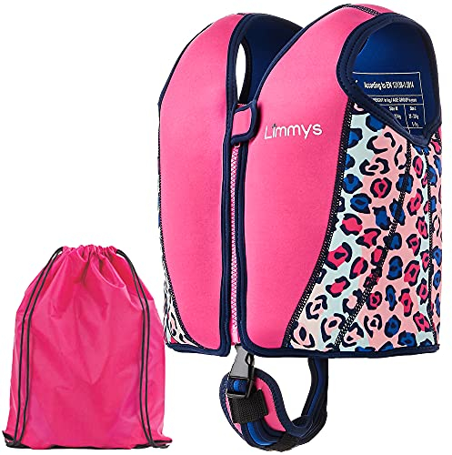 Limmys Premium Schwimmweste für Kinder – Moderne Schwimmhilfe für Jungen, Mädchen und Kleinkinder – Mit praktischer Tragetasche