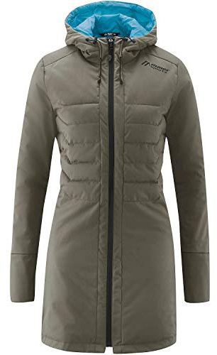 Maier Sports W Skyllar Oliv - Warmer winddichter Damen Softshell Wintermantel, Größe 36 - Farbe Dusty Olive
