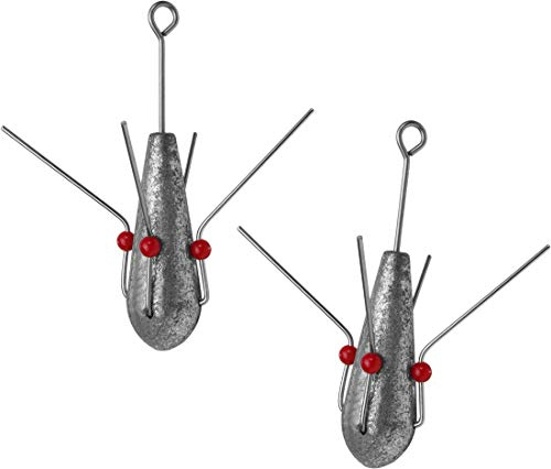 Storfisk fishing & more Brandungsgewichte mit Krallen zum Angeln in der Brandung, Gewichte:125 Gramm