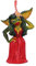 Nemesis Now Greta Weibliches rotes Kleid Gremlin zum Aufhängen, festlich, dekorativ, 13 cm, B5590T1, One Size