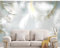 3D Tapete Weiße Feder Tapeten Vlies Wandtapete Fototapeten Wohnzimmer Schlafzimmer Büro Flur Landschaft Wandbild Wallpaper 400x280cm