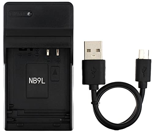NB-9L USB Chargeur pour Canon IXUS 1000 HS, 1100 HS, 500 HS, 510 HS, IXY 1, 3, 50S, 51S, PowerShot ELPH 510 HS, 520 HS, 530 HS, PowerShot N, N2, SD4500 is Caméra et Plus