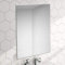 ENKI, Horizon, BM030 Espejo de Pared Rectangular de Cristal sin Marco con Borde Biselado de 400 x 600 mm, Vertical u Horizontal, para Dormitorio, ba�o, Ducha, Sala de Estar, Pasillo, para Colgar en