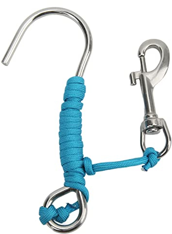 Einzelner Riffhaken, Tauchhaken, tragbar, hochfest, blau, zum Tauchen