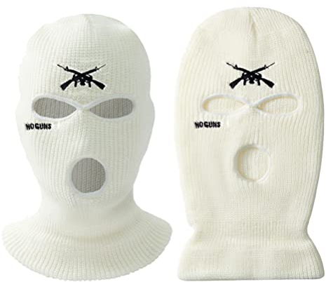 FCHMY 2022 Neue 3 Löcher Balaclava gestrickt Brief Bestickt Gesicht Abdeckung Warm Ski Gesichtsschutz für Männer Frauen Outdoor Radfahren Skifahren Laufen